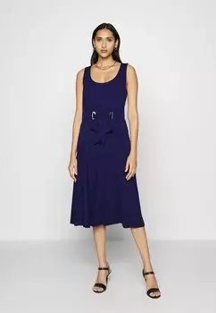 Платье из джерси изысканного темно-синего цвета Lauren Ralph Lauren