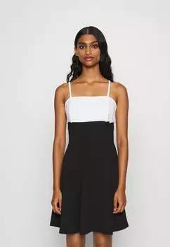 Платье из джерси JANYA CONTRAST SKATER Wal G, цвет black/white