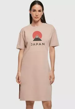 Платье из джерси JAPAN SLIT Merchcode, светло-розовый