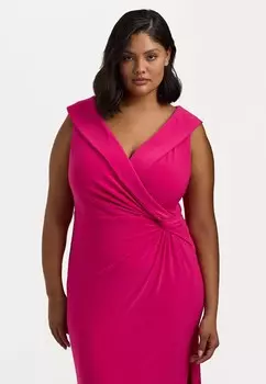 Платье из джерси JERSEY OFF-THE-SHOULDER GOWN Ralph Lauren, розовый