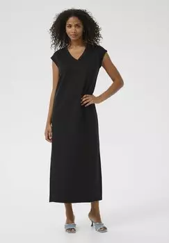 Платье из джерси KAANNIKA - Maxi dress Kaffe, цвет Black Deep
