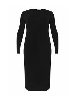 Платье из джерси KAFFE CURVE Dress Aidi, черный
