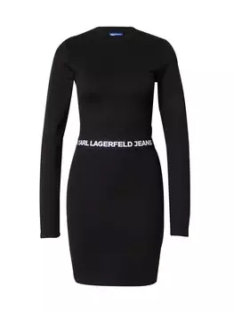 Платье из джерси KARL LAGERFELD JEANS Dress, черный