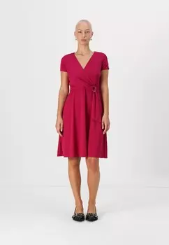 Платье из джерси KARLEE SHORT SLEEVE Lauren Ralph Lauren Petite, фиолетовый