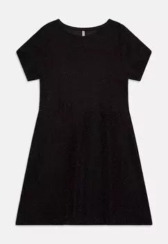 Платье из джерси Koglisa Glitter Dress Kids ONLY, цвет nightshade
