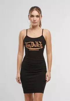 Платье из джерси KOURTNEY Von Dutch, черный