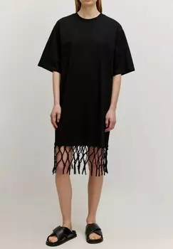 Платье из джерси KRIS EDITED, черный