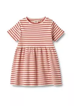 Платье из джерси KURZRMLIGES ANNA Wheat, цвет red stripe