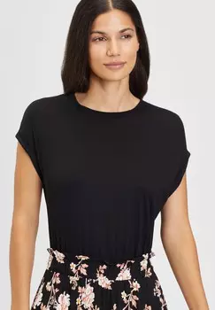 Платье из джерси LASCANA, черный