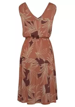 Платье из джерси LASCANA Dress, коричневый