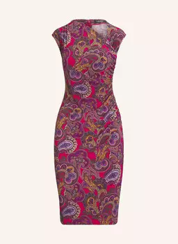Платье из джерси Lauren Ralph Lauren, фуксия