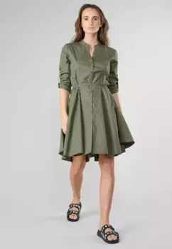 Платье из джерси Le Temps Des Cerises "CATLEYA", с практичной завязкой, зеленый
