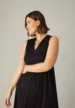 Платье из джерси Live Unlimited London, черное