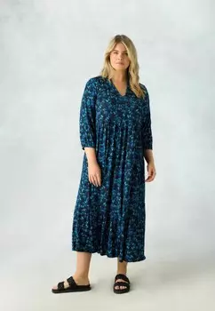 Платье из джерси Live Unlimited London, синий