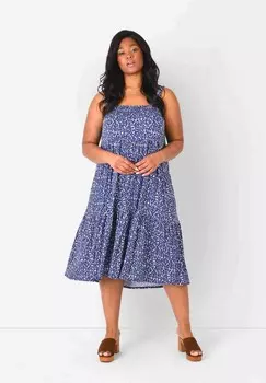 Платье из джерси Live Unlimited London, синий