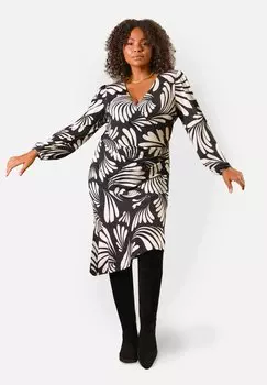 Платье из джерси Live Unlimited London, черный