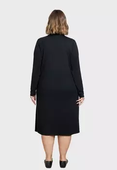Платье из джерси LONG SLEEVE Live Unlimited London, черный