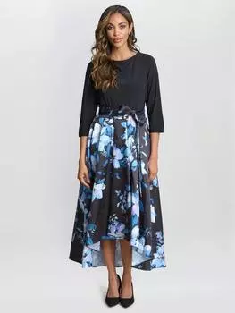 Платье из джерси луизы Gina Bacconi, черный/разноцветный