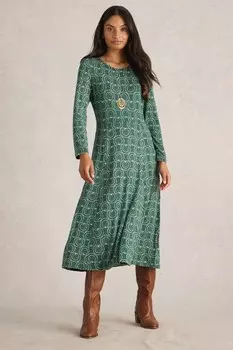 Платье из джерси Madeline White Stuff, зеленый