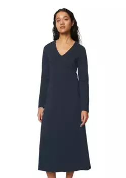 Платье из джерси Marc O'Polo, выполненное из качественного интерлока, синий