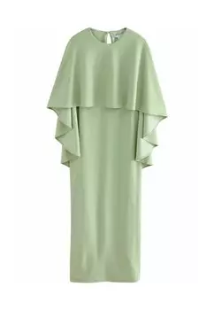 Платье из джерси Maxi dress Next, зеленый