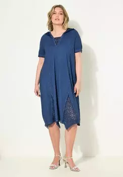 Платье из джерси MIAMODA, темно-синий
