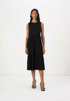 Платье из джерси MIDI DRESS TOM TAILOR DENIM, черный