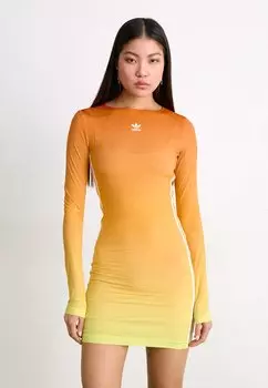 Платье из джерси Mini Dress adidas Originals, мультиколор