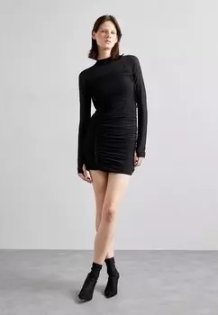 Платье из джерси Mini Helmut Lang, черный