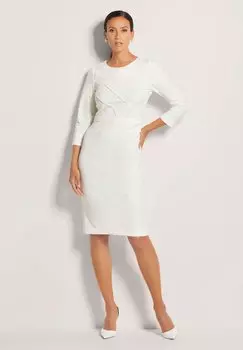 Платье из джерси MIT 3/4-RMEL - Shift dress MADELEINE, белый