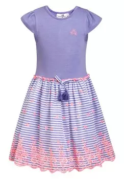 Платье из джерси MIT BESTICKTEM happy girls, цвет jeans blue