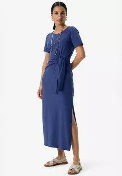Платье из джерси MIT KNOTENDETAIL Sissy-Boy, темно-синий