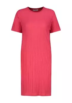 Платье из джерси MIT KURZEM RMEL UND RUNDHALS Sublevel, розовый