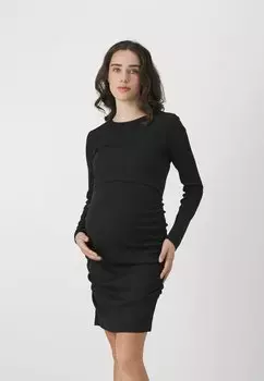 Платье из джерси MLEMILY MAMALICIOUS, черный