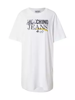 Платье из джерси Moschino Jeans Dress, белый