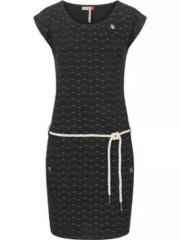 Платье из джерси на день зигзагом Ragwear, черный