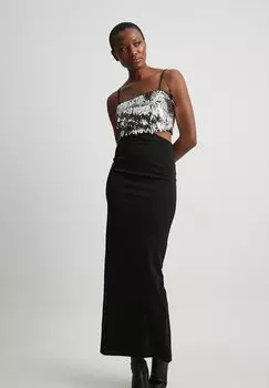 Платье из джерси NA-KD, черное