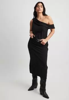 Платье из джерси NA-KD, черный