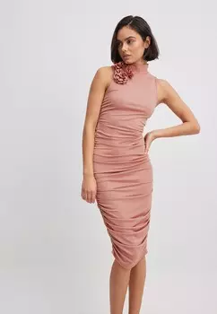 Платье из джерси NA-KD, светло-розовый