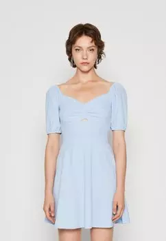 Платье из джерси небесно-голубого цвета WAL G