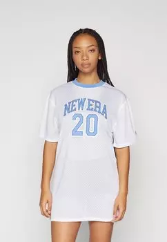 Платье из джерси New Era, белый
