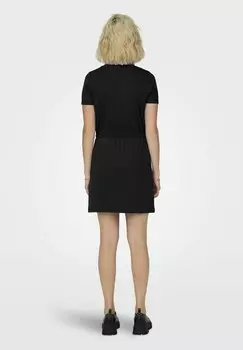 Платье из джерси NORMAL GESCHNITTEN RUNDHALS JDY, черный