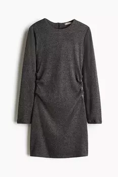 Платье из джерси, облегающее фигуру H&M, серый