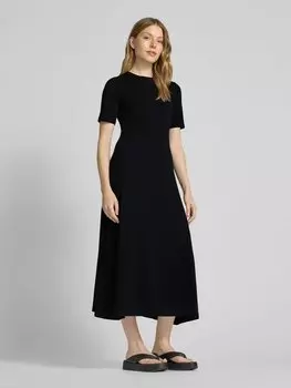 Платье из джерси облегающего кроя с круглым вырезом Marc O'Polo, черный