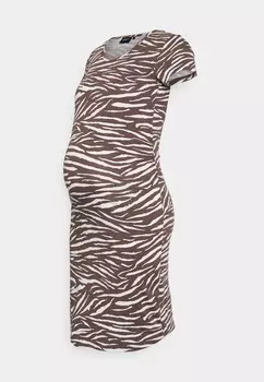 Платье из джерси OLMLOVELY O NECK DRESS ONLY MATERNITY, цвет Tan