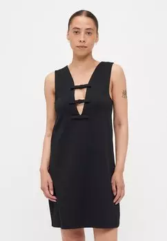 Платье из джерси ONLAMEL REVERSIBLE BOW DRESS ONLY Petite, черный