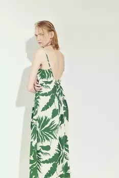 Платье из джерси оверсайз H&M, белый