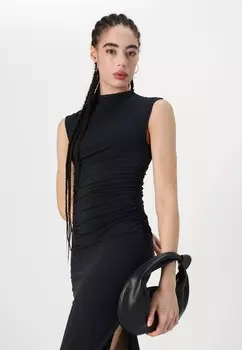 Платье из джерси PALOMA DRESS Abercrombie & Fitch, черный