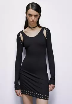 Платье из джерси Patrizia Pepe, черный