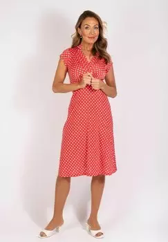 Платье из джерси PAULINE -DOT Stockholms Klanningsfabrik, красный
